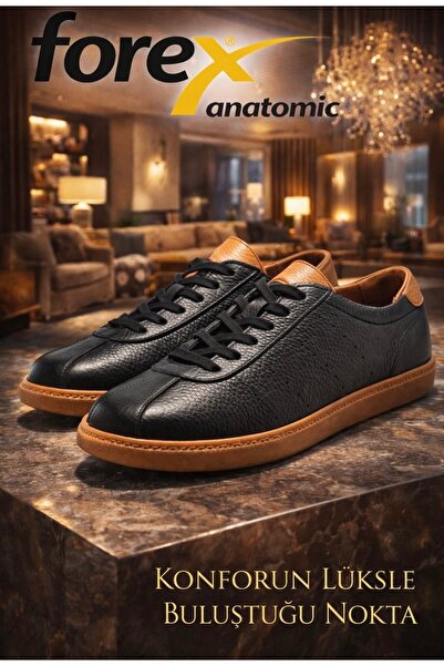 FOREX Hakiki Deri Dr Tavsiyeli Bağcıklı Ayakkabı