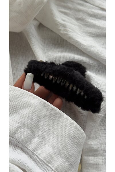 YOYYO Women's Beige Plush Furry Oversized Clasp Buckle - Soft Textured Winter...