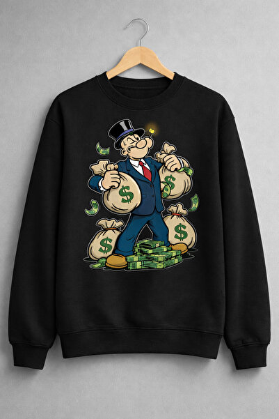 Infire clothing Oversized Unisex 100% Cotton Printed Sweatshirt