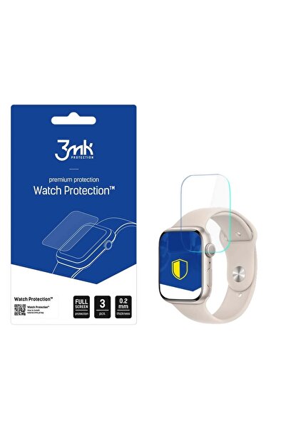 3MK Screen Protector for Apple Watch 8/9 45mm, Clear