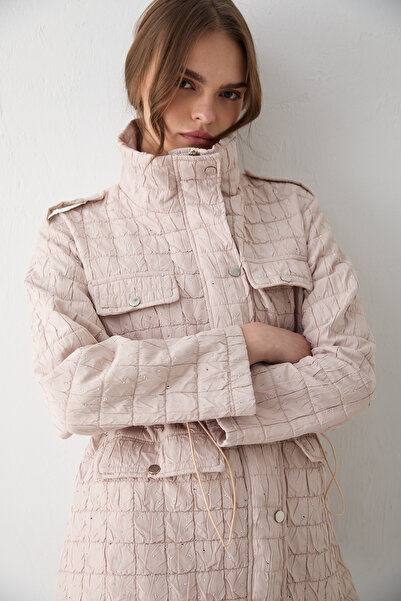 Melike Tatar Quilted Stone Cap 32-2661