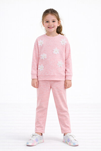 BABY SPORT Set pentru fete, cu perle și accesorii florale, din bumbac, cu mân...