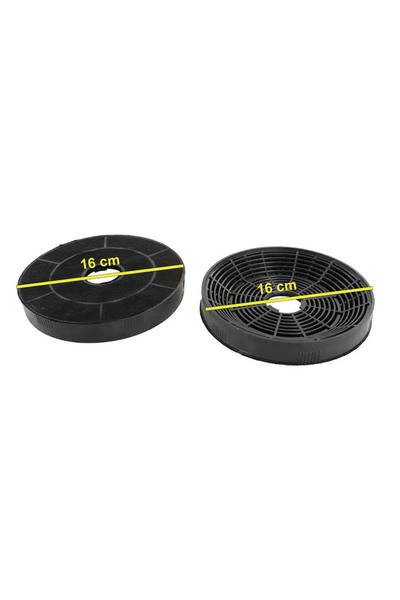 Hotpoint 60.T X/HA Ankastre Davlumbaz Aspiratör İçin Ø16CM 2 Adet (1 Kutu) Ka...