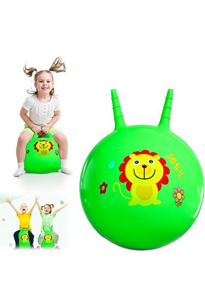 Generic قمع فضائي للأطفال 18 بوصة - كرة نطاطة بنقشة أسد