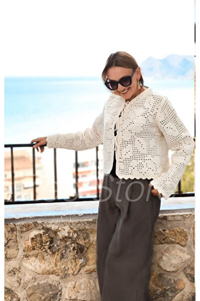 zes store Zess Pinterest Dantel Zamansız Tasarımlı Bağlamalı Hırka