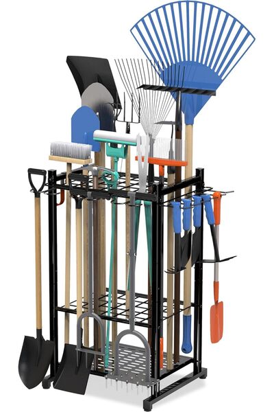 Generic منظم أدوات الحديقة مع خطافات تخزين