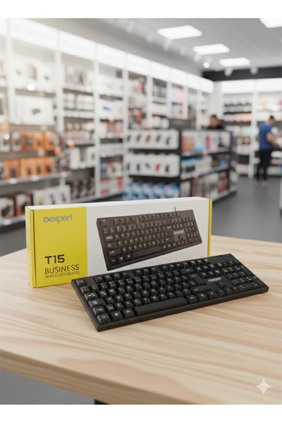oexpert T15 KABLOLU KLAVYE TÜRKÇE Q BUSİNESS KLAVYE