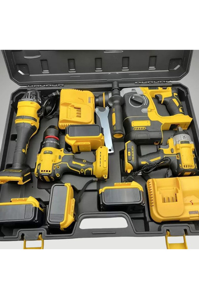 XR 🧰 Professional 4-tool cordless set – power and versatility in one kit 🧰