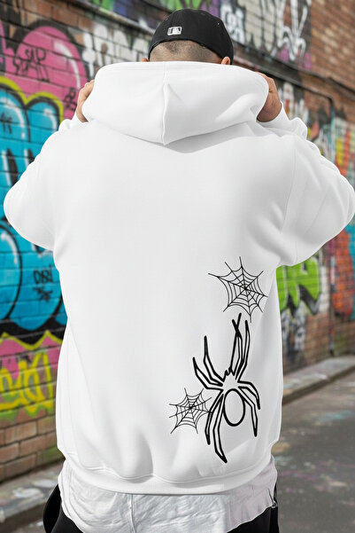 EFFRENATU Unisex Printed Hooded Oversiz Sweatshirts