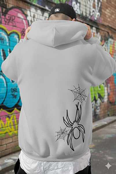 EFFRENATU Unisex Printed Hooded Oversiz Sweatshirts