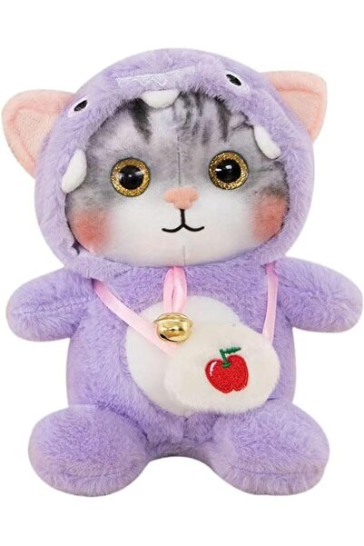 Generic لعبة قطة قطيفة لطيفة ترتدي زي بطريق