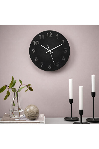 SADANHOME Wall clock, black, 30 cm