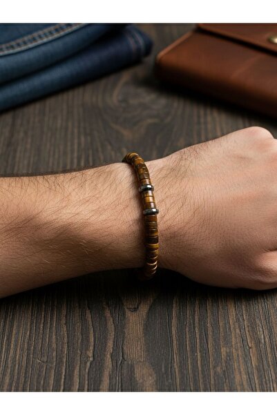 Crystal Coza Tiger's Eye Natural Stone Bracelet |   Power, Abundance & Protec...