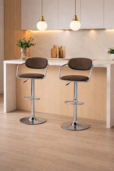 SADANHOME Practical bar stool with a modern and sturdy design