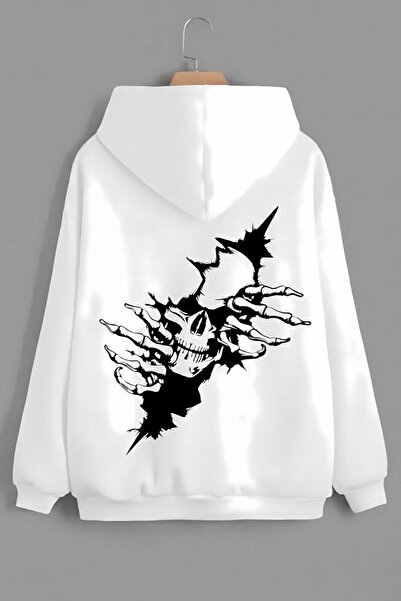 EFFRENATU New Printed Hoodie Oversized Sweatshirt