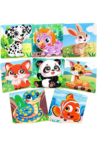 Generic أحجية خشبية بأشكال حيوانات للأطفال