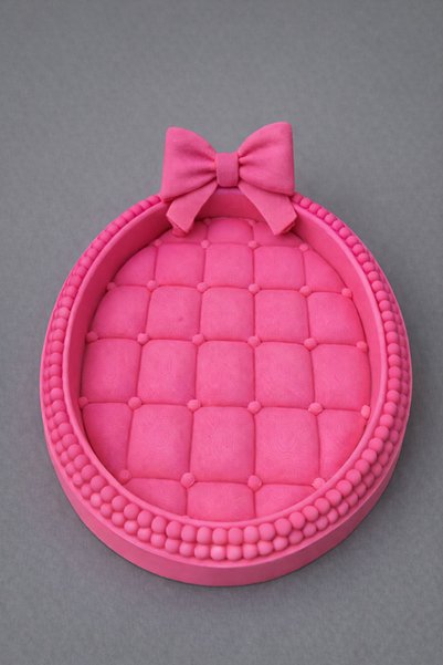 Vescarri Mini Quilted Jewelry Tray with Bow Detail – Coquette Style Decorative Catchall
