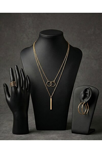 MaisonAHM Pure Aura Minimalist Gold Set