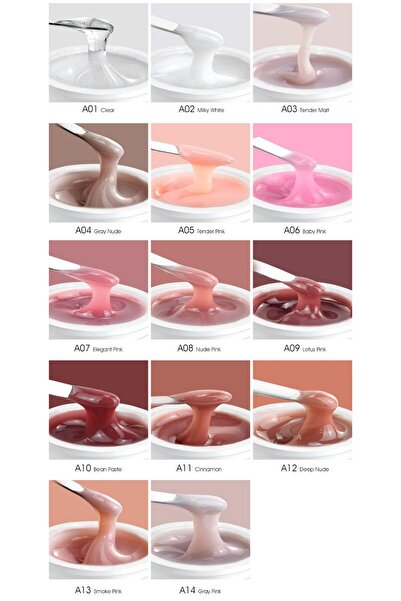 Amy Cosmetic Gel UV Jelly Alb Lăptos A02S/15ML AMY