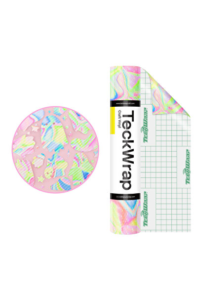 Teckwrap Craft Candy Color Sparkle Fluid Premium Vinil –Kalıcı- 30.4 cm × 152...