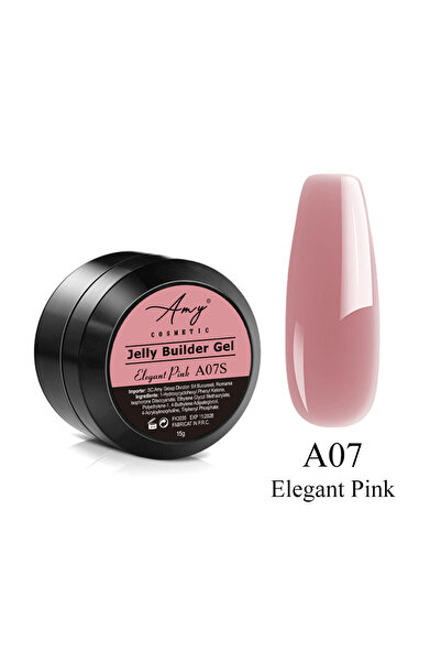 Amy Cosmetic Gel UV Jelly Elegant Pink A07S/15ml AMY