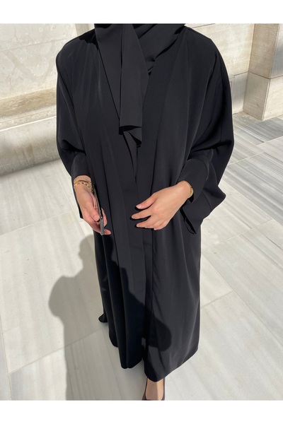 Natura Style Özel Dikim Abaya Takımı - Umre için uygun