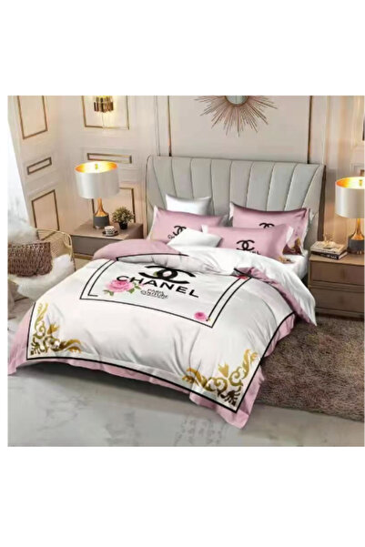 LAOBAN Luxurious Retreat 6 Piece Bedding Set With All-Season Ice Silk Bedding...