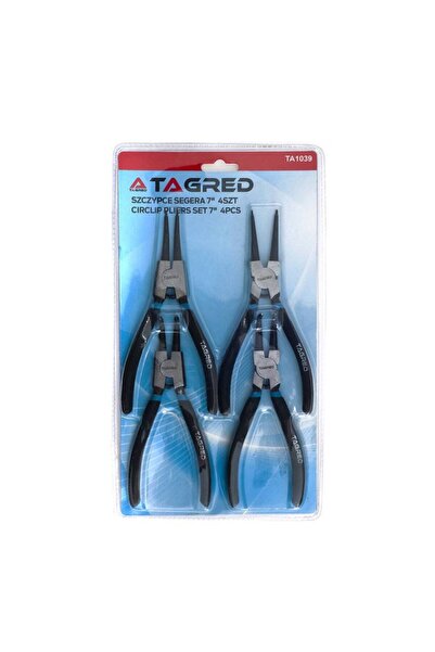 Tagred Professional Set of 4, SAW pliers 180 mm, 7 inch ring diameter, TA1039...