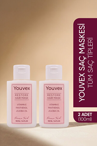The Youvex Premium Touch Kuru Ve Yıpranmış Saçlar Için Yoğun Bakım Saç Maskes...