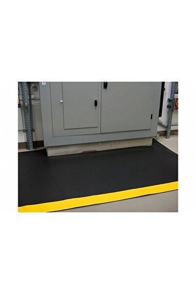HOBBYHANE İzole Halı 2mm 10 KV Sarı Şeritli , Ölçü Seçenekli , Yalıtkan Paspa...