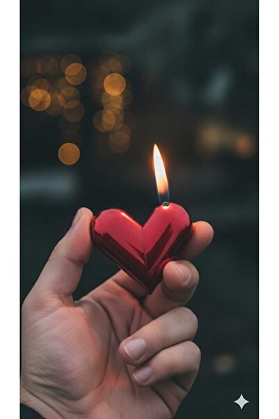 marpas Kalpli Şık Parlak Kırmızı Çakmak