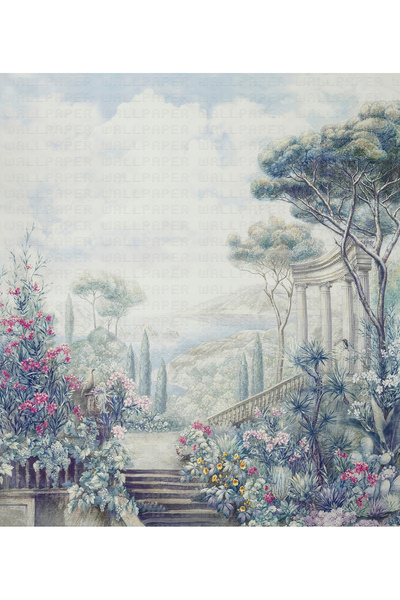 Arterior Wallpaper Antik dönem saray bahçesi poster duvar kağıdı