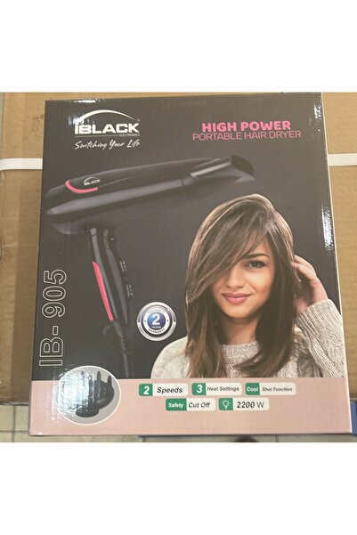 iBLACK IB-905 High Power Portable Hair Dryer