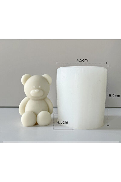 MILMATT Matrita de silicon, Milmatt, Model Ursulet, pentru lumanari, , 45 x 4...