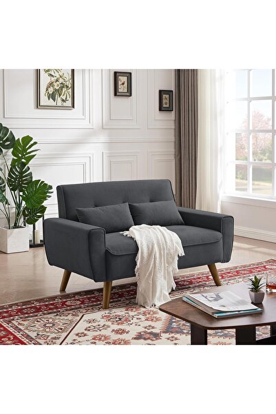 ULYSSES Mini Kanepe, Minimalist Kanepe, 120 cm Koltuk, Kompakt Kanepe