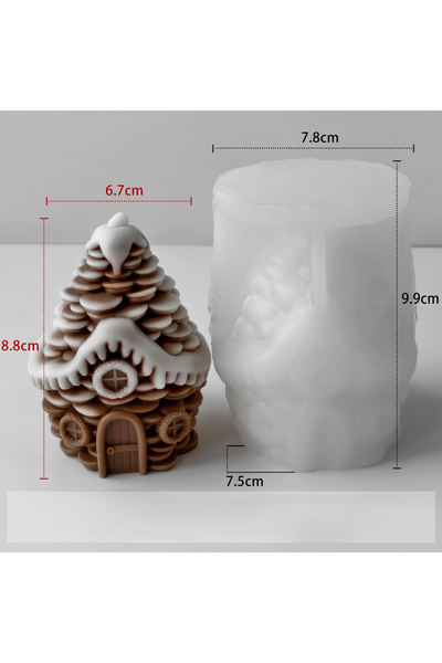 MILMATT Matrita de silicon, Milmatt, Casuta Craciun