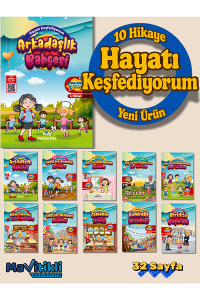 Mavitikli Yayıncılık HAYATI KEŞFEDİYORUM -10'LU HİKAYE SERİSİ