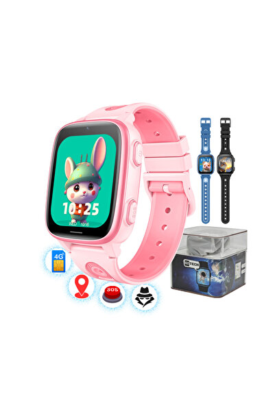 gitech Smartwatch for Kids 4G with SIM Card – Real-Time GPS, Video Call, Came...