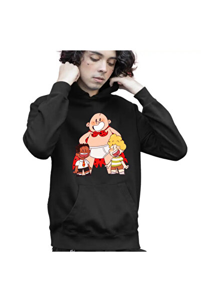 OEM Kids Boys Captain Underpants Sweatshirt The Adventures of Captain Underpa...