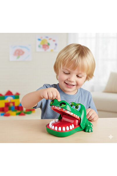 Crocodile Dentist لعبة إصبع بايت فينجر خفيفة الوزن وغنية بتصميم فريد من كروكو...