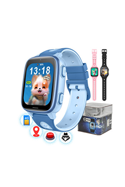 gitech Smartwatch for Kids 4G with SIM Card – Real-Time GPS, Video Call, Came...