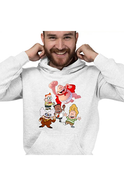 OEM Men's Hoodie Captain Underpants All Gang Epic Tales The Adventures of Cap...