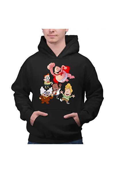 OEM Men's Hoodie Captain Underpants All Gang Epic Tales The Adventures of Cap...