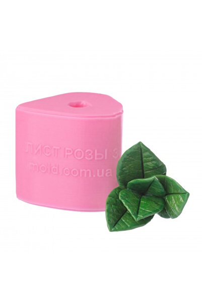 MILMATT Καλούπι Σιλικόνης - Φύλλα Τριαντάφυλλου 5,5x5,5 εκ.