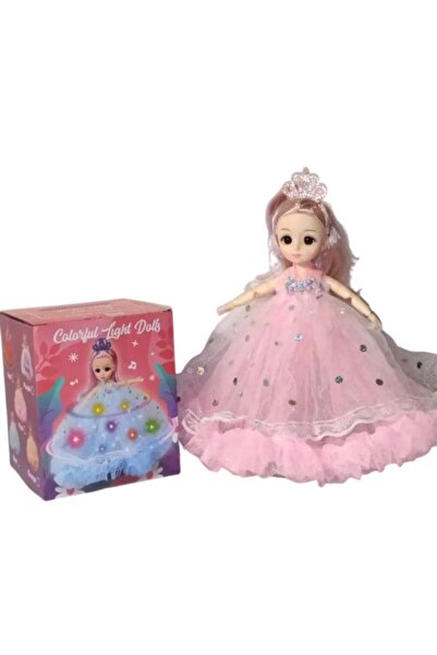 OEM Princess doll, rotating, shiny dress, with batteries, lights and sound, 3...