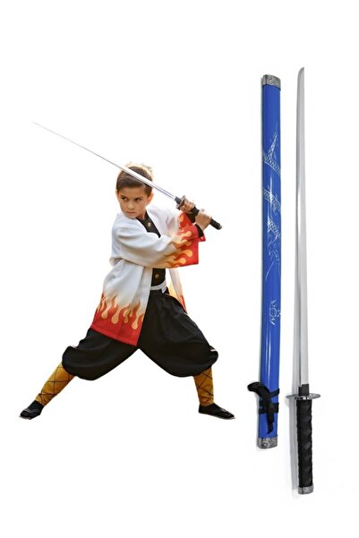 Premium لعبة سيف كاتان خشبي للأطفال مستوحاة من كيوجورو رينغوكو، سيف تدريب بغم...