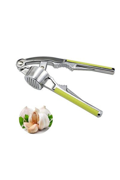Generic Stainless Steel Garlic Crusher Multi-Function Ginger Squeezer Chopper...