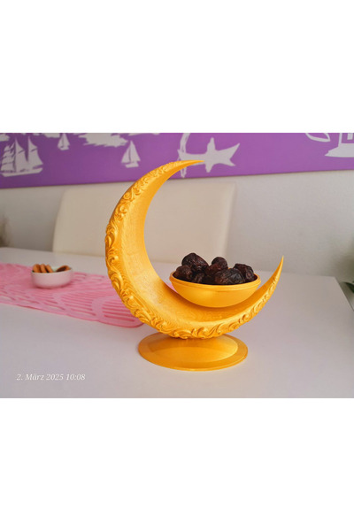 Goplast Premium Hilal Şeklinde Hurma Kasesi, Hurma Servis Kasesi, Ramazan