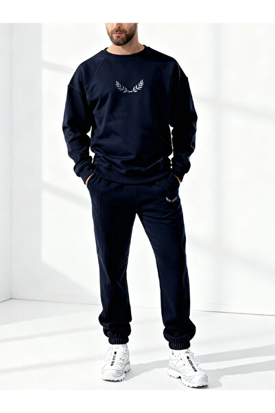ALEYZA MODA Tracksuit Bottom Master Team Special Design Fleece-Lined