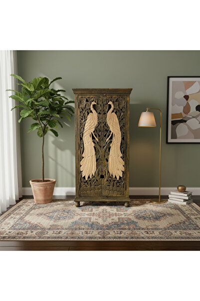 Lorena Home Decor Ahşap Otantik Dolap
